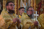 Божественная литургия Архиерейским чином в Казанском соборе Лебедяни
