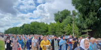 Крестный ход в Данкове с Тихвинской иконой Божией Матери - Елецкая епархия