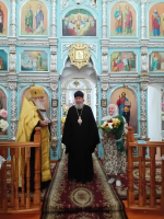Епископ Максим поздравил протоиерея Петра Людаева с днем тезоименитства
