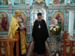 Епископ Максим поздравил протоиерея Петра Людаева с днем тезоименитства