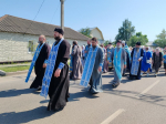 В Чаплыгине прошли крестным ходом с Тихвинской иконой Божией Матери