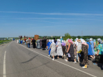 В Чаплыгине прошли крестным ходом с Тихвинской иконой Божией Матери