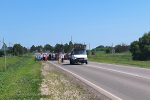 В Чаплыгине прошли крестным ходом с Тихвинской иконой Божией Матери