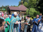 В Чаплыгине прошли крестным ходом с Тихвинской иконой Божией Матери