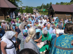 В Чаплыгине прошли крестным ходом с Тихвинской иконой Божией Матери