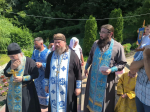 В Чаплыгине прошли крестным ходом с Тихвинской иконой Божией Матери