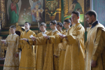 Божественная литургия в Вознесенском соборе