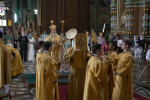 Божественная литургия в Вознесенском соборе