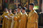 Божественная литургия в Вознесенском соборе