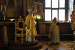 Божественная литургия в Вознесенском соборе