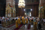 Божественная литургия в Вознесенском соборе
