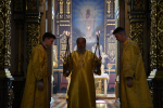 Божественная литургия в Вознесенском соборе