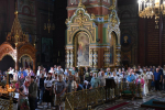 Божественная литургия в Вознесенском соборе