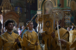 Божественная литургия в Вознесенском соборе