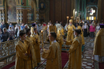 Божественная литургия в Вознесенском соборе