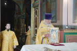 Божественная литургия в Вознесенском соборе