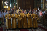 Божественная литургия в Вознесенском соборе