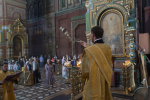 Божественная литургия в Вознесенском соборе