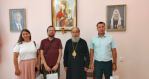 Владыка Максим встретился с ректором ЕГУ имени И.А.Бунина Сергеем Викторовичем Щербатых и представителями компании Урбаника