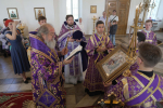 Епископ Максим возглавил Божественную литургию в Михаило-Архангеском храме села Шишкино