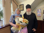 Владыка поздравил завхоза Вознесенского собора с днем рождения