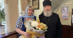 Владыка поздравил завхоза Вознесенского собора с днем рождения