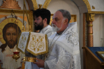 Литургия в храме Спаса Нерукотворного города Ельца