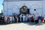 Литургия в храме Спаса Нерукотворного города Ельца