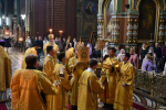 Божественная литургия в Вознесенском соборе
