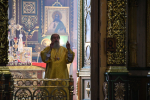 Божественная литургия в Вознесенском соборе