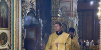 Всенощное бдение в Вознесенском соборе города Ельца - Елецкая епархия