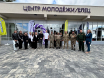 Студенты-медики на открытии Центра молодежи города Ельца