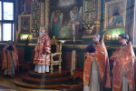 Божественная литургия в Вознесенском соборе