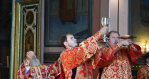 Божественная литургия в Вознесенском соборе