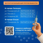 Липчане могут бесплатно привить домашних животных от бешенства