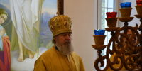 Литургия Архиерейским чином в Успенском храме города Чаплыгина - Елецкая епархия