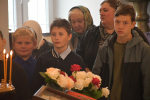 Литургия Архиерейским чином в Успенском храме города Чаплыгина