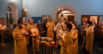 Всенощное бдение в храме Рождества Пресвятой Богородицы города Лебедяни