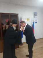 Владыка поздравил прокурора Советского района города Липецка Станислава Владимировича Живалова с днем рождения