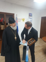 Владыка поздравил прокурора Советского района города Липецка Станислава Владимировича Живалова с днем рождения