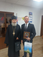 Владыка поздравил прокурора Советского района города Липецка Станислава Владимировича Живалова с днем рождения