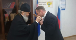 Владыка поздравил прокурора Советского района города Липецка Станислава Владимировича Живалова с днем рождения