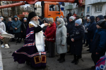 Владыка совершил чин освящения накупольного креста