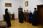 Владыка поздравил секретаря епархиального управления с днем тезоименитства