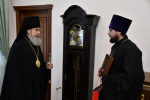 Владыка поздравил секретаря епархиального управления с днем тезоименитства