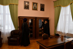 Владыка поздравил секретаря епархиального управления с днем тезоименитства