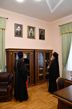 Владыка поздравил секретаря епархиального управления с днем тезоименитства