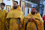 Божественная литургия в Никольском храме села Новоникольское