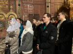 Вознесенский кафедральный собор посетила елецкая молодёжь