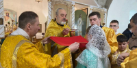 Детская Божественная Литургия в Троицком соборе г. Чаплыгина - Елецкая епархия